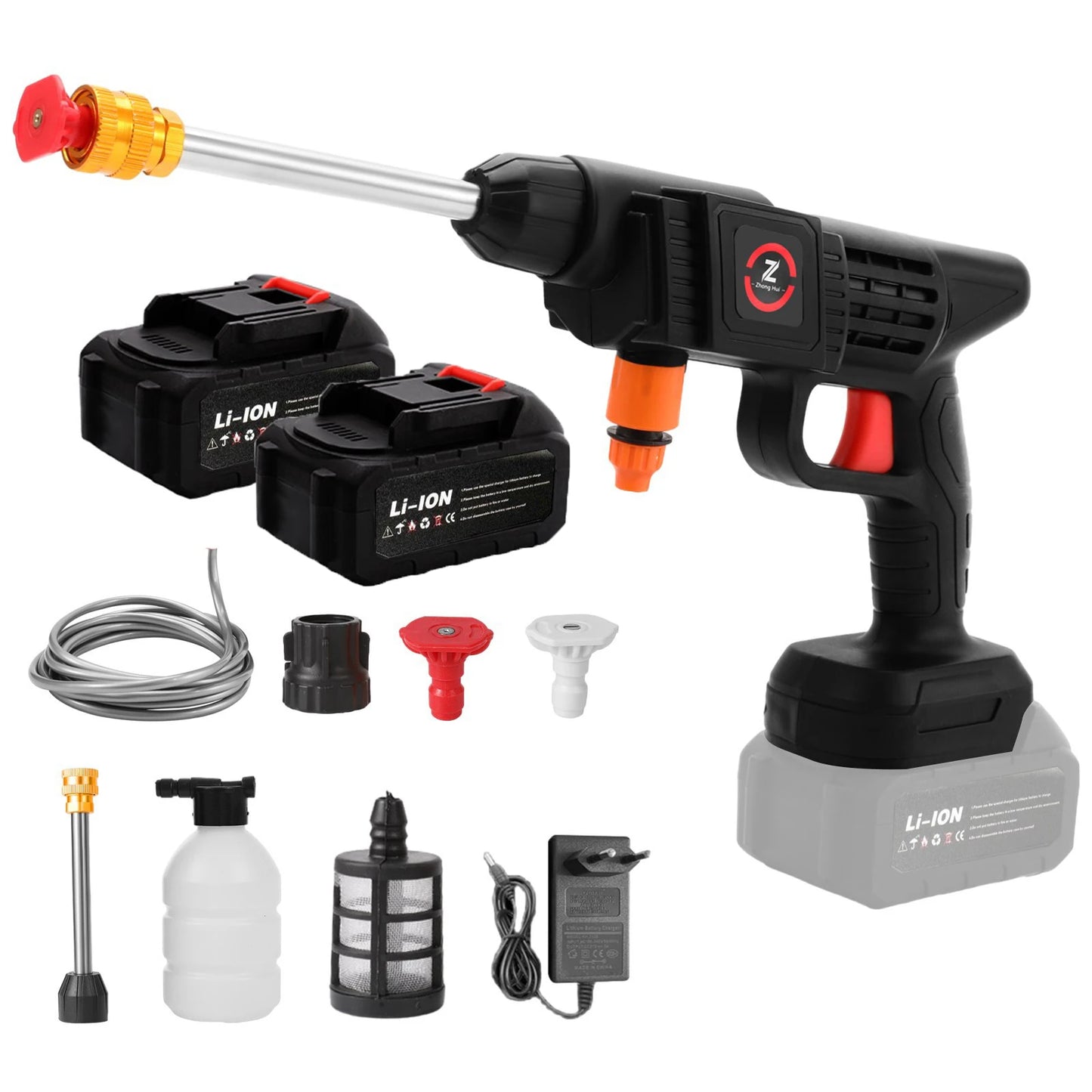 Bezprzewodowa myjka ciśnieniowa 50 Bar – 200W