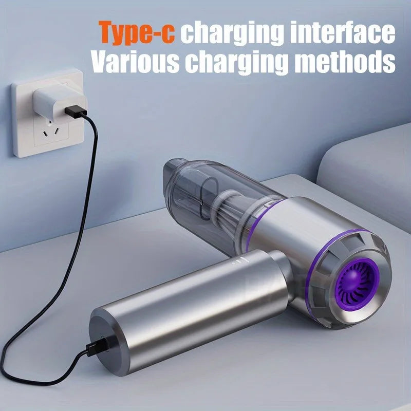 Bezprzewodowy odkurzacz ręczny 30000Pa – 4w1 z silnikiem bezszczotkowym